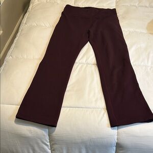 Women’s Maroon Leggings- Athleta Polartec Power Stretch